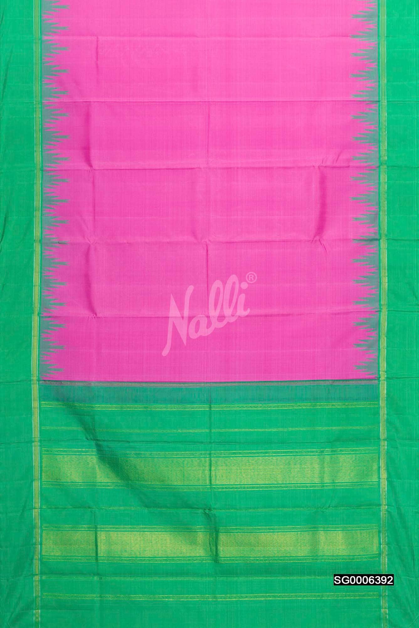 Pink Kanchipuram Silk Saree