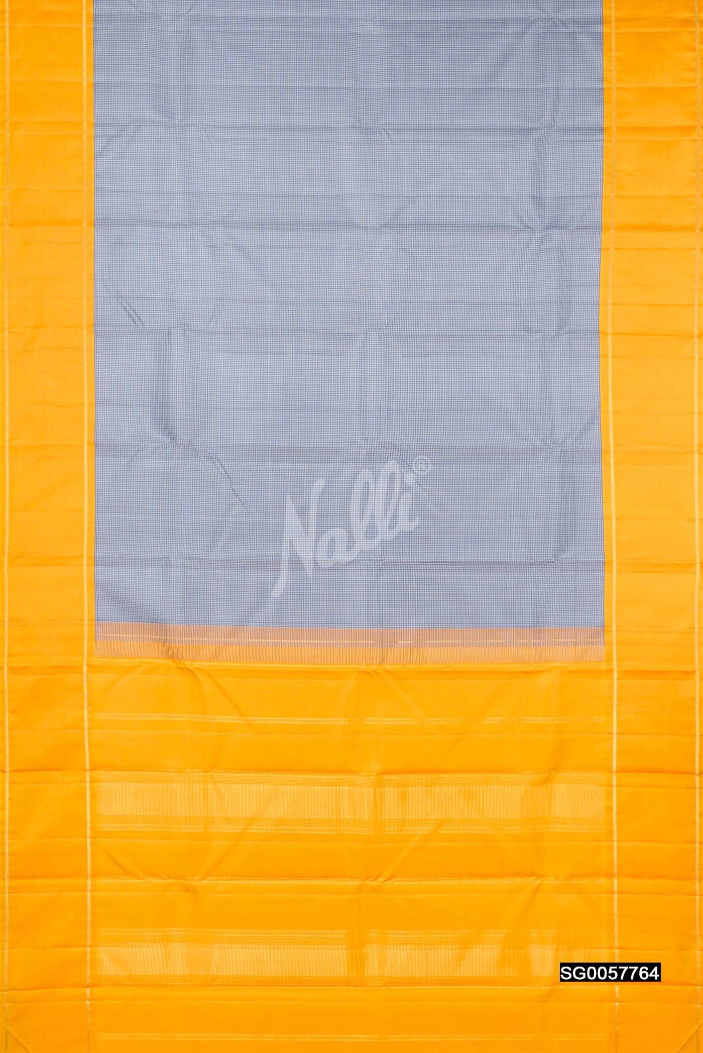 Grey Kanchipuram Silk Saree