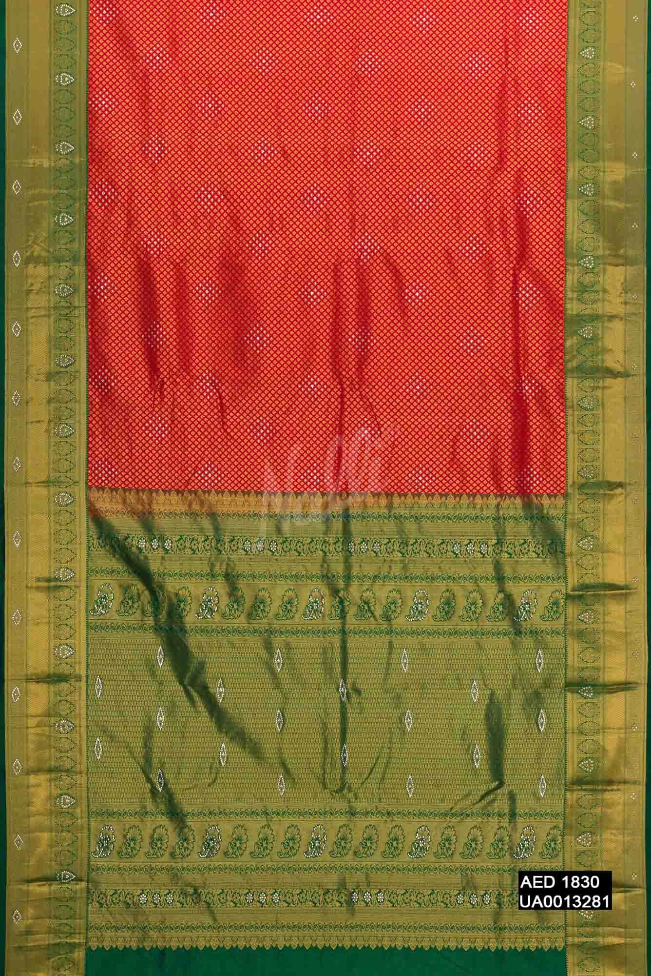 Red Kanchipuram Silk Saree