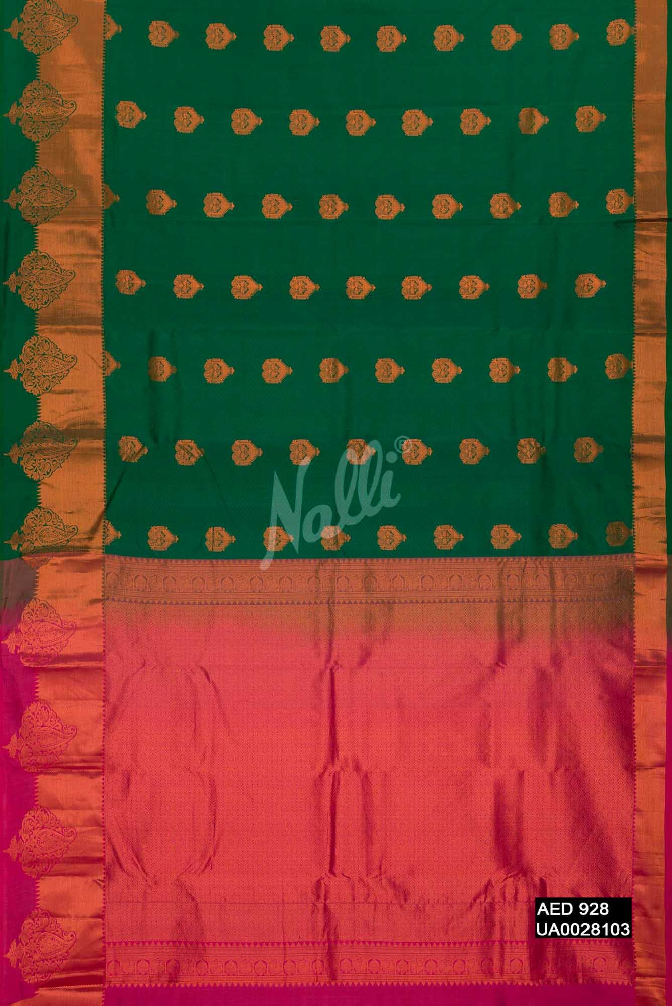 Green Kanchipuram Silk Saree