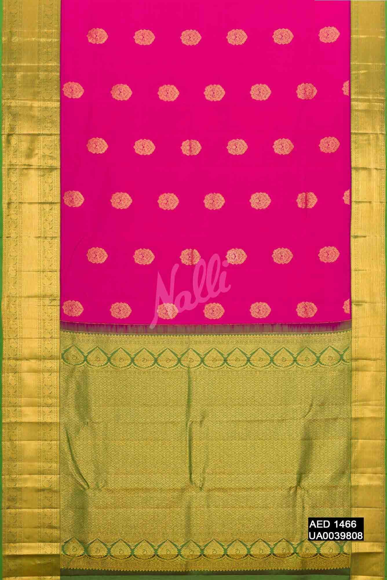 Pink Kanchipuram Silk Saree
