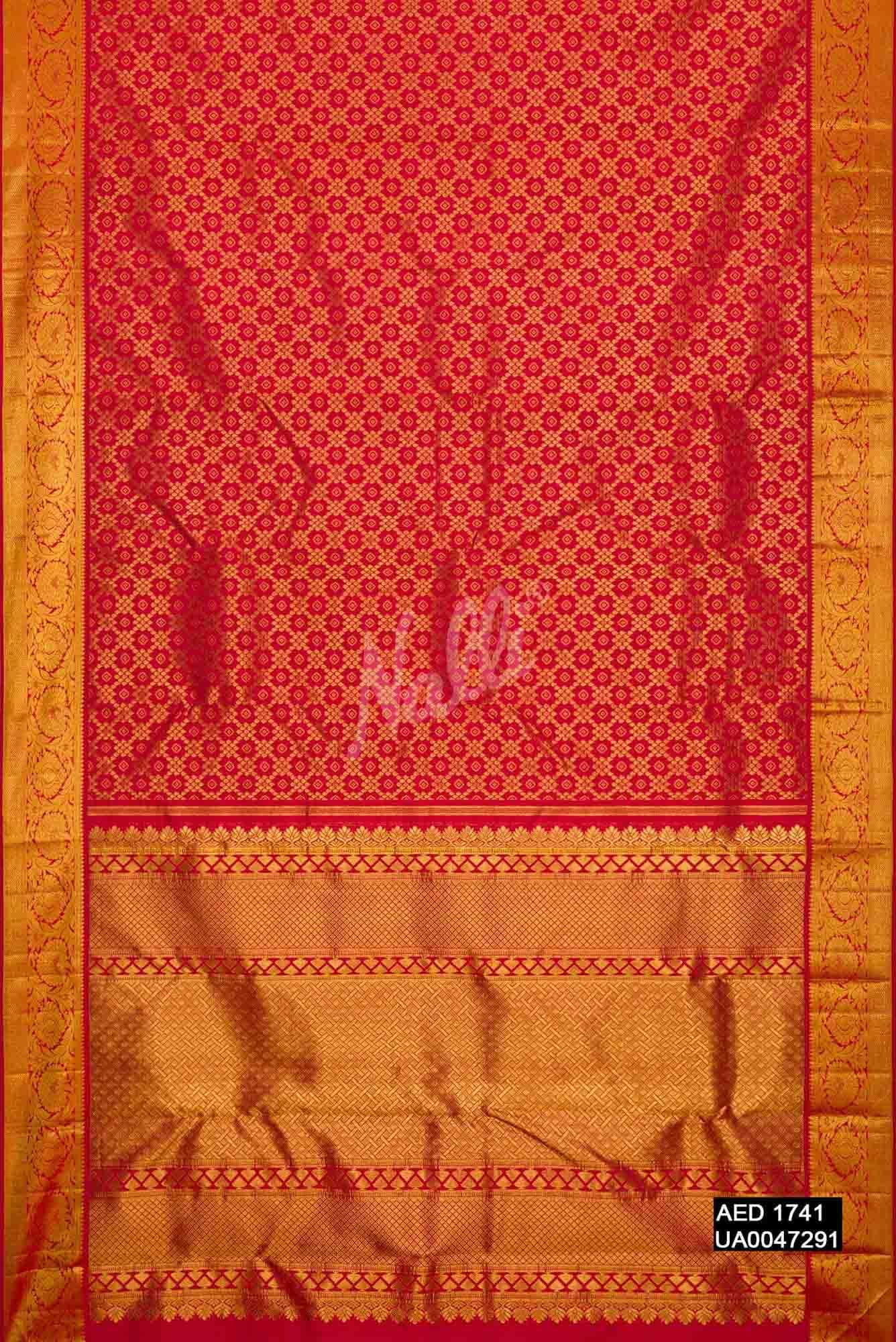 Red Kanchipuram Silk Saree