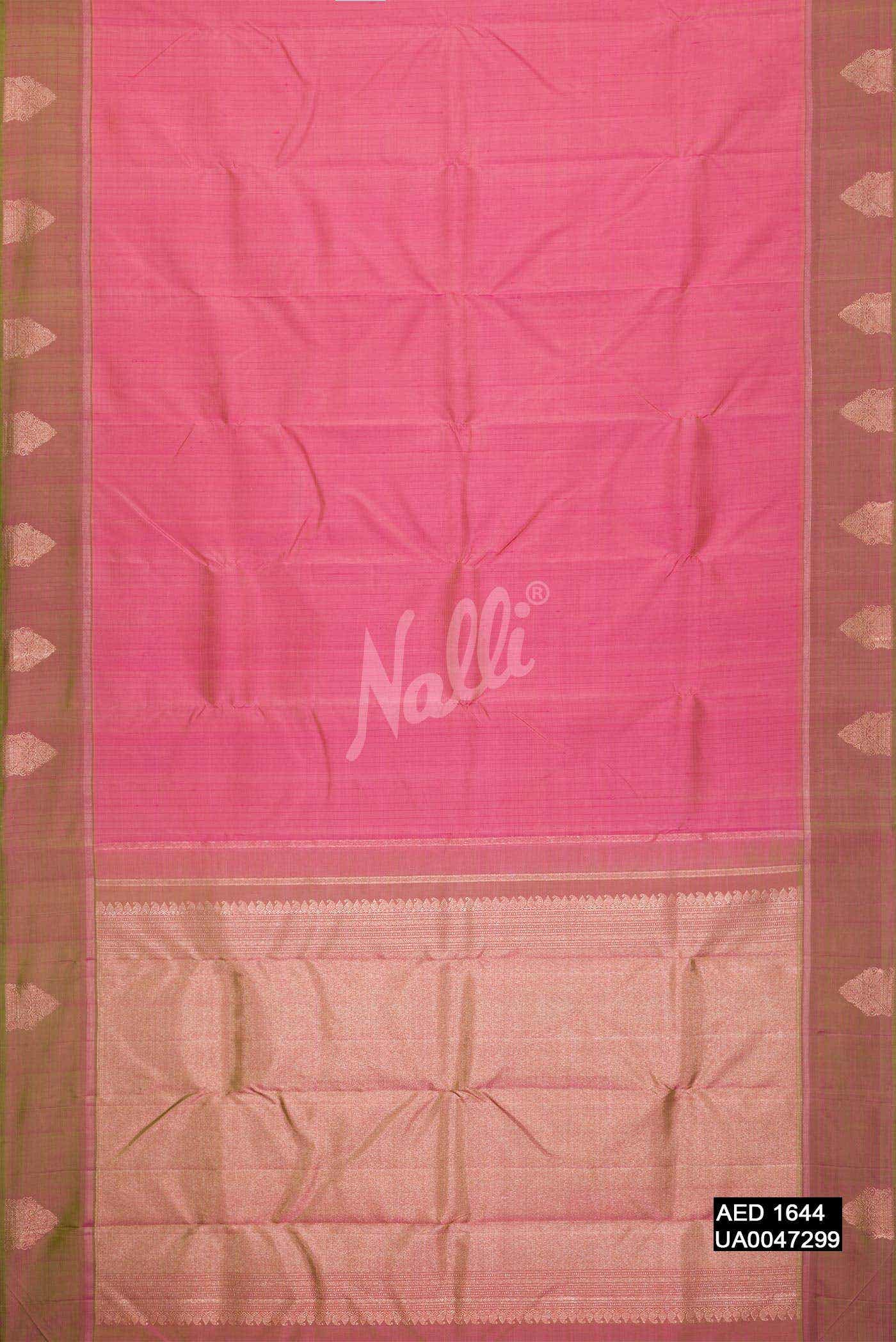 Pink Kanchipuram Silk Saree