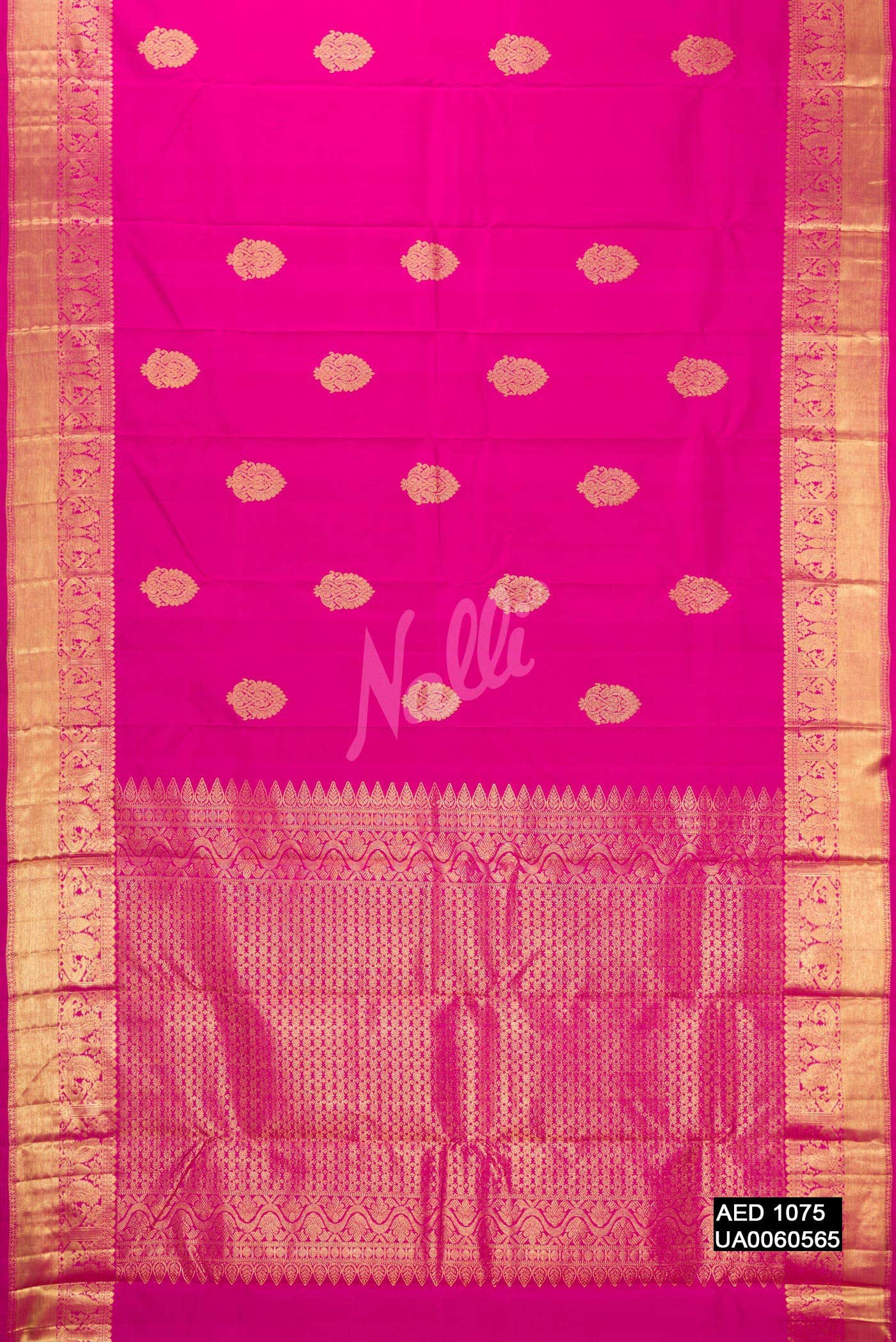 Pink Kanchipuram Silk Saree