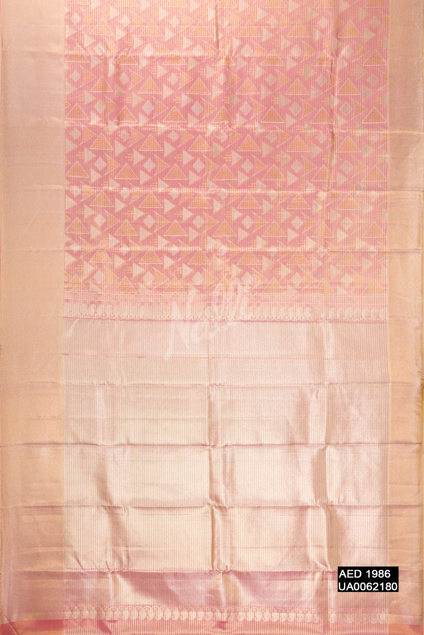Pink Kanchipuram Tissue Silk Saree