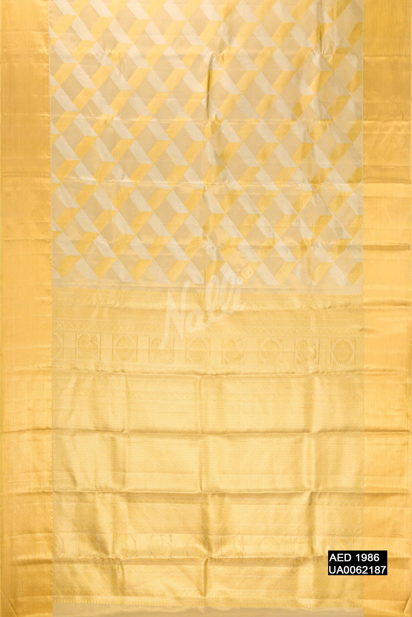 Gold Kanchipuram Tissue Silk Saree