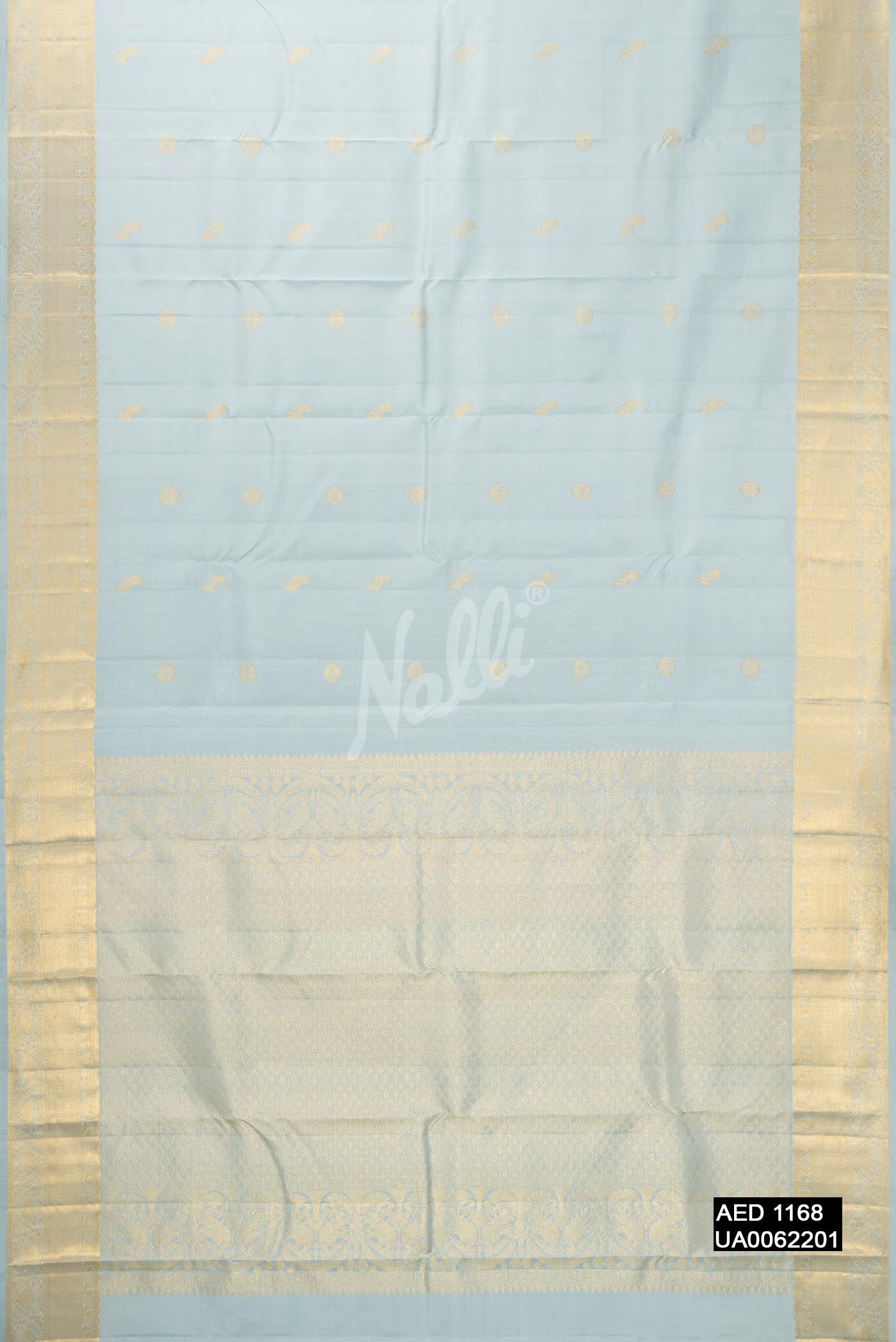 Light Blue Kanchipuram Silk Saree