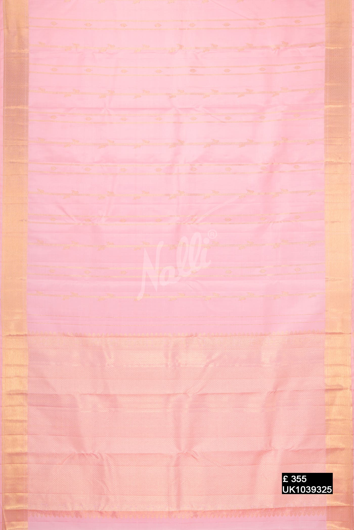 Pink Kanchipuram Silk Saree