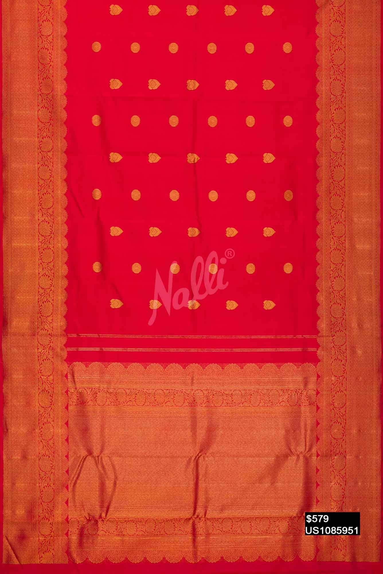 Red Kanchipuram Silk Saree