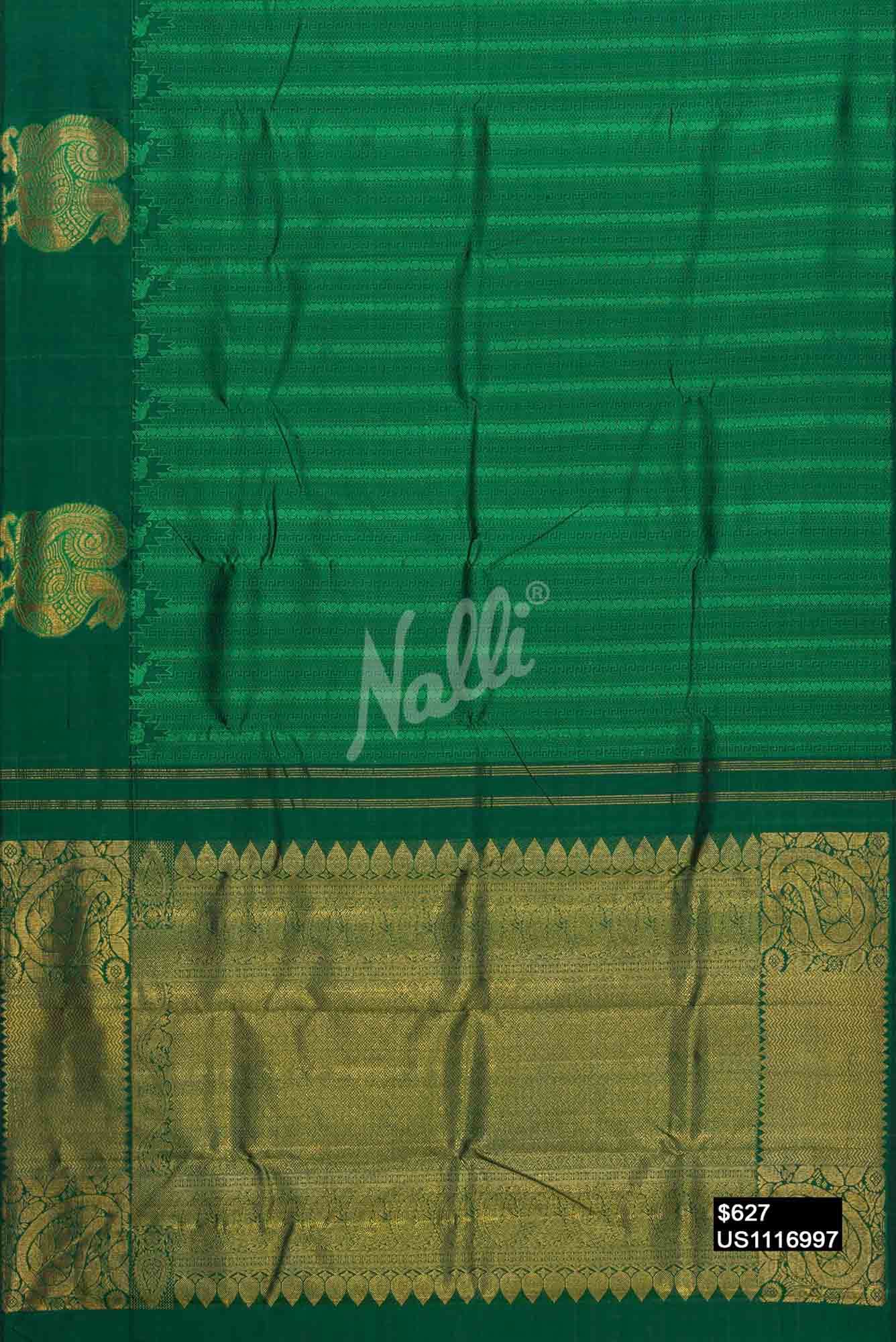 Green Kanchipuram Silk Saree