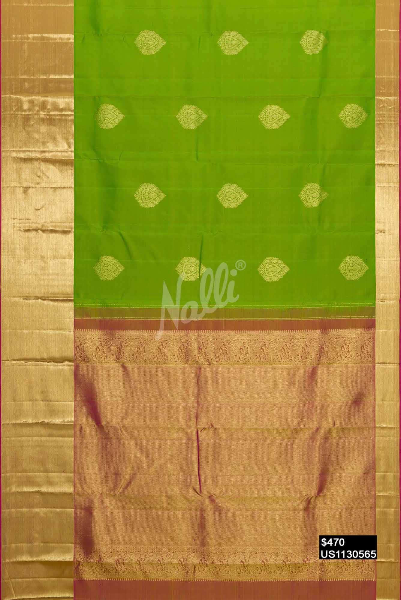 Green Kanchipuram Silk Saree