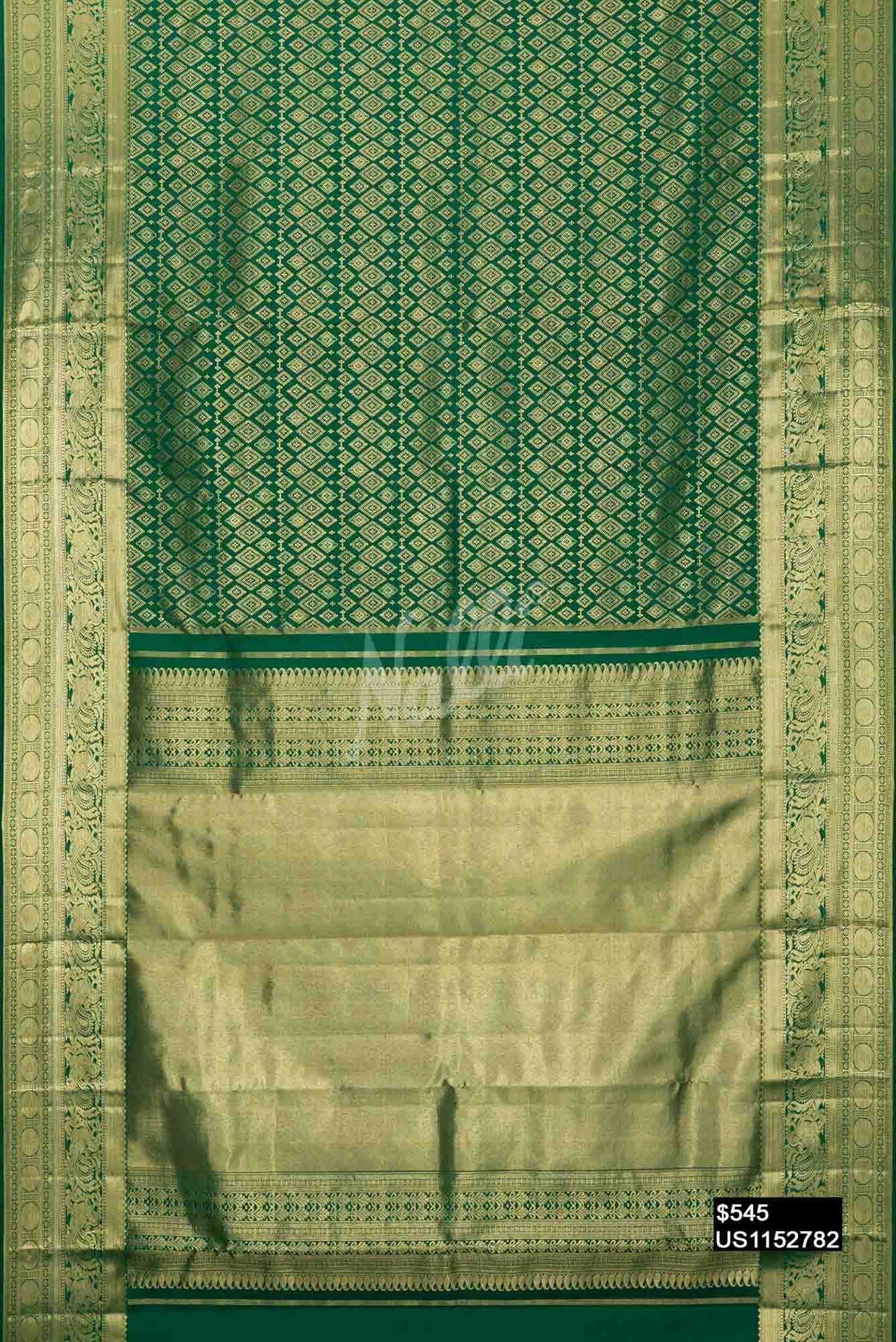 Green Kanchipuram Silk Saree
