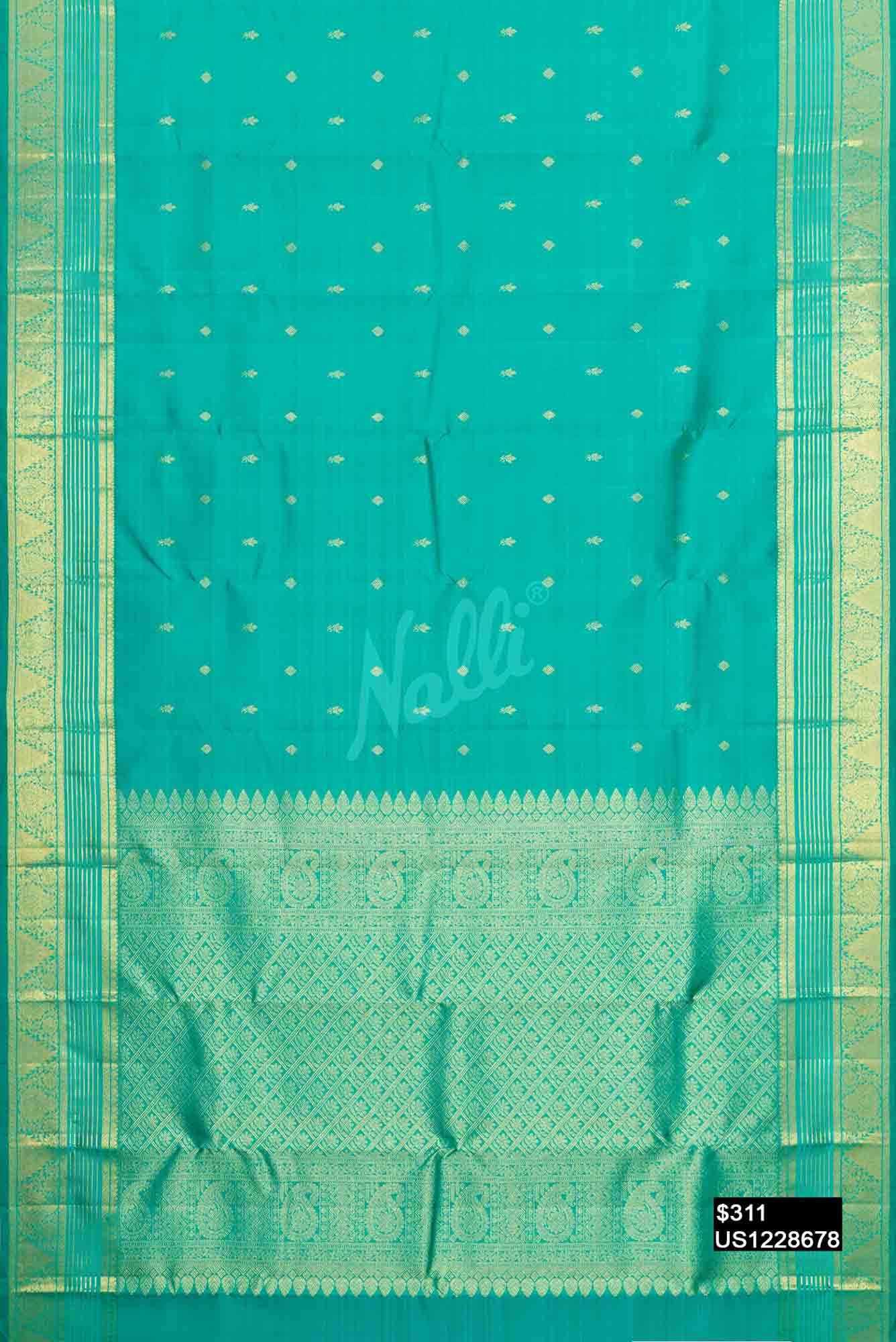 Green Kanchipuram Silk Saree