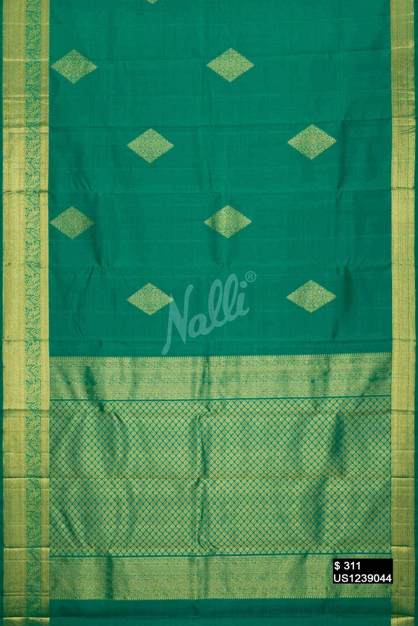 Green Kanchipuram Silk Saree