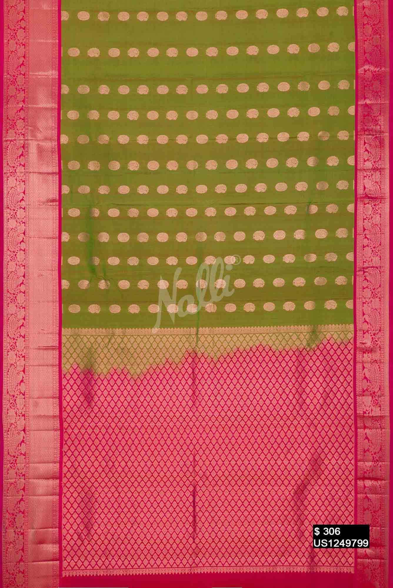 Green Kanchipuram Silk Saree