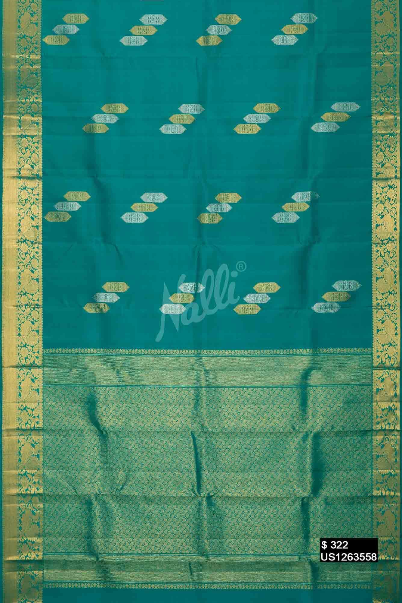 Green Kanchipuram Silk Saree