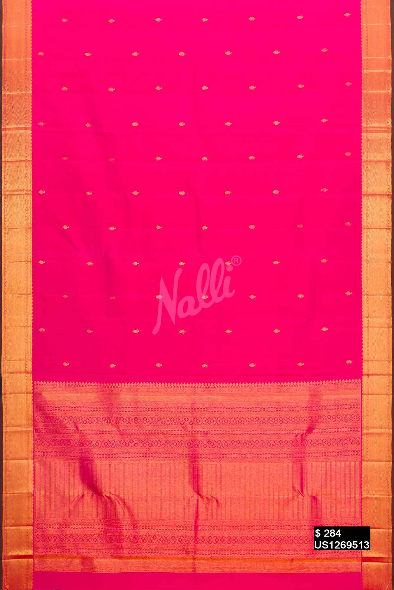 Pink Kanchipuram Silk Saree