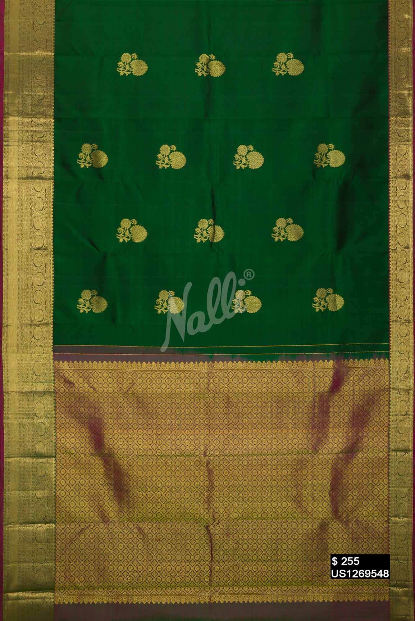 Green Kanchipuram Silk Saree