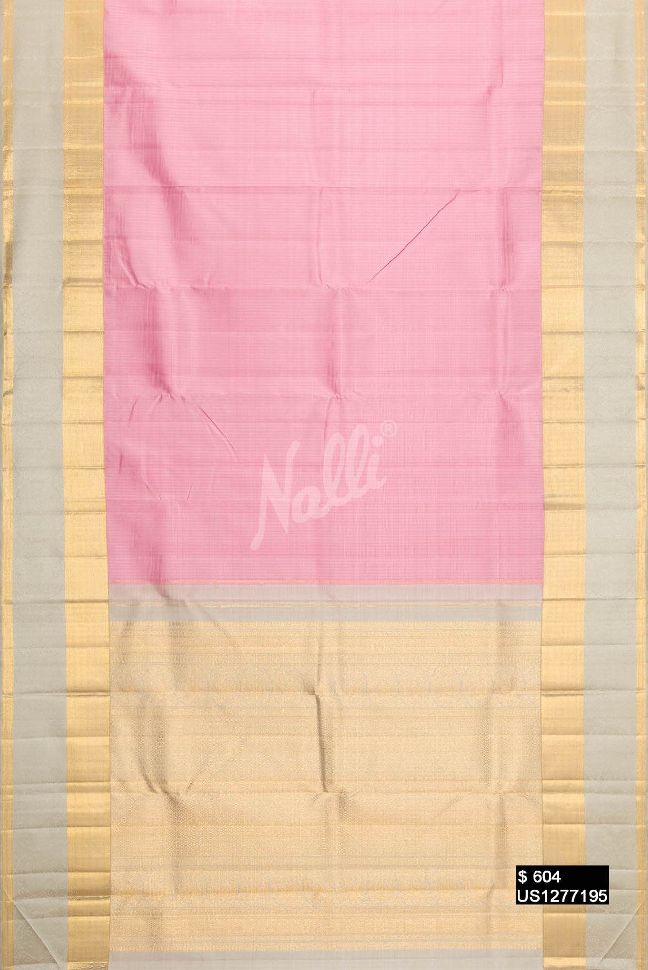 Pink Kanchipuram Silk Saree