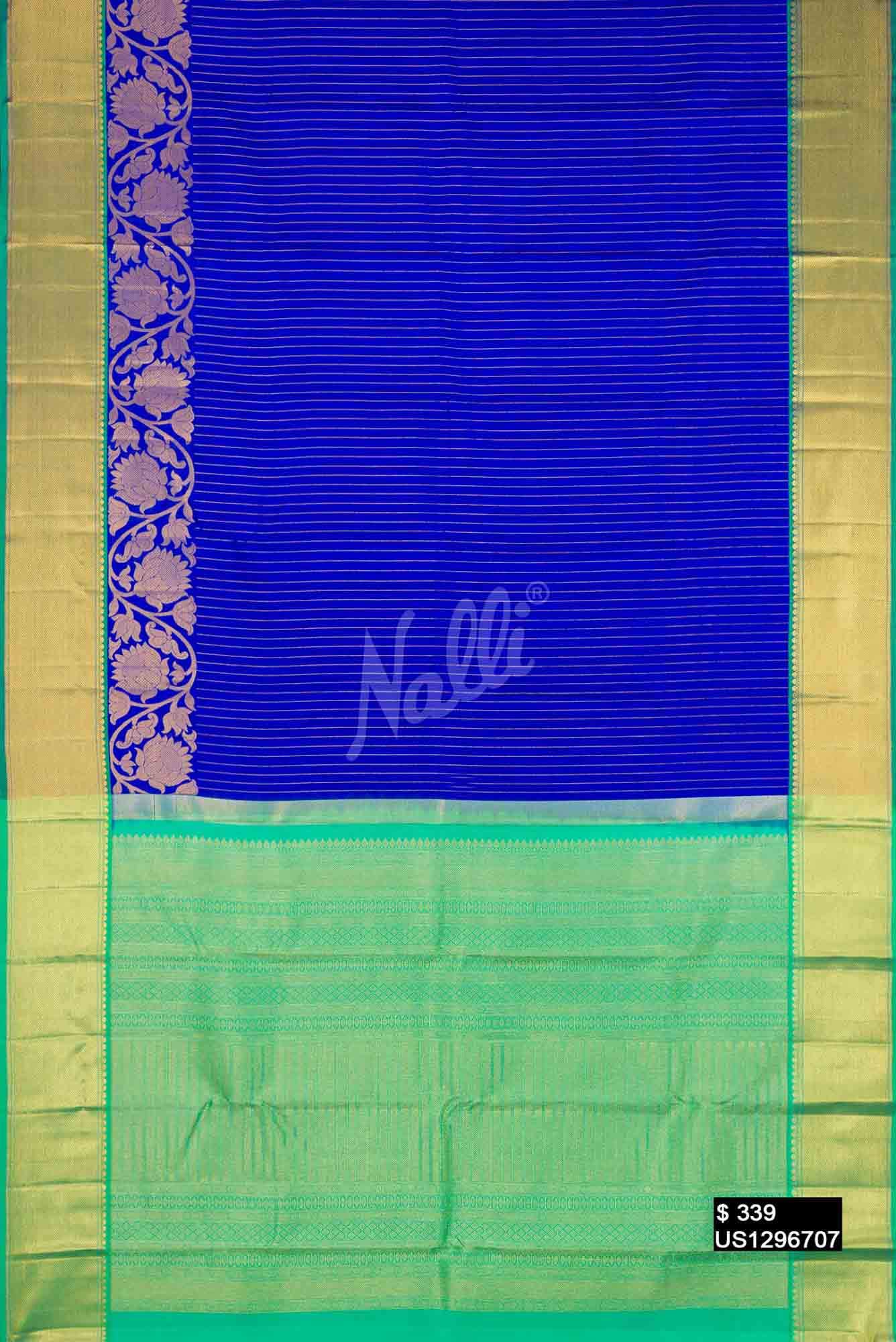 Royal Blue Kanchipuram Silk Saree