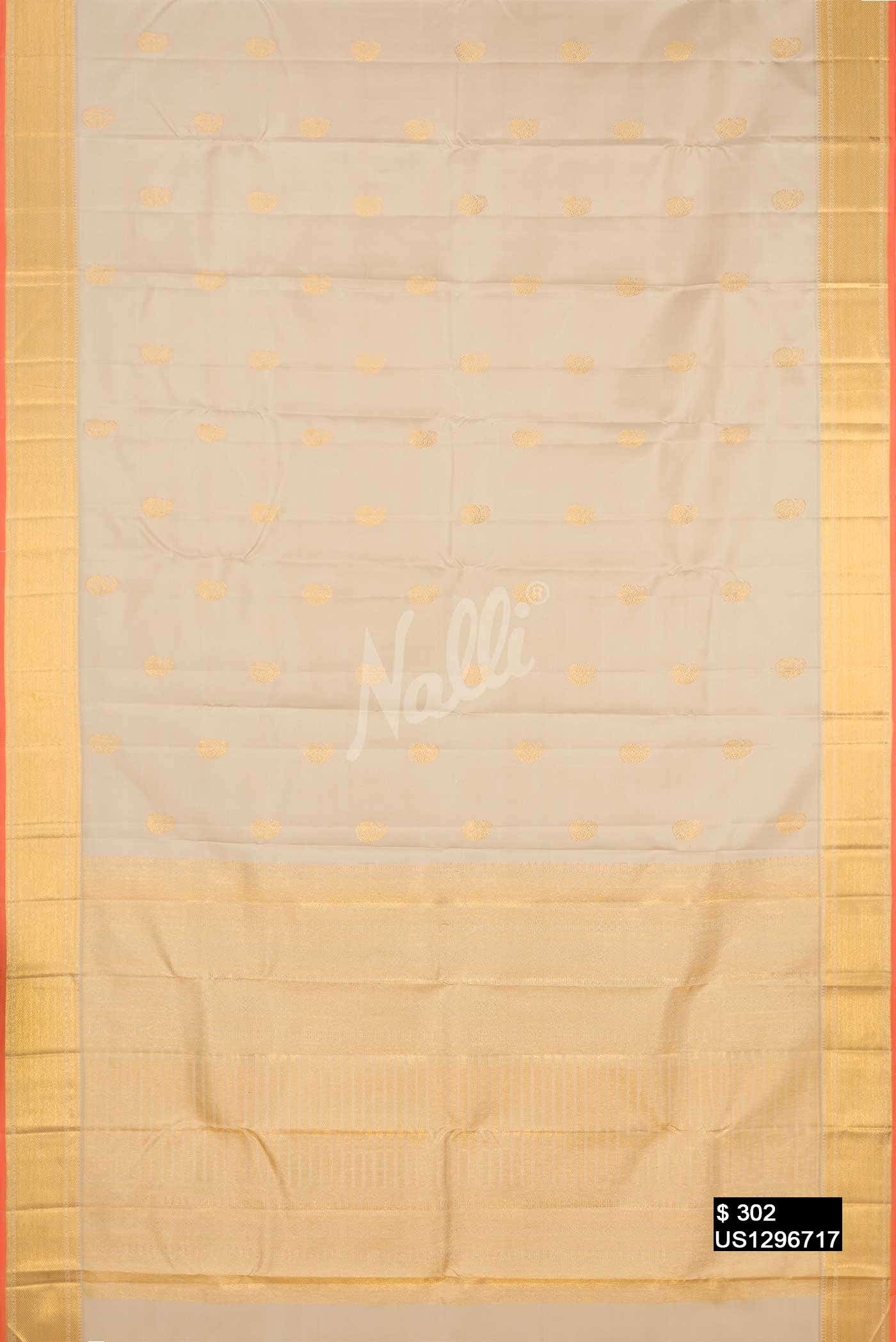 Sandal Kanchipuram Silk Saree