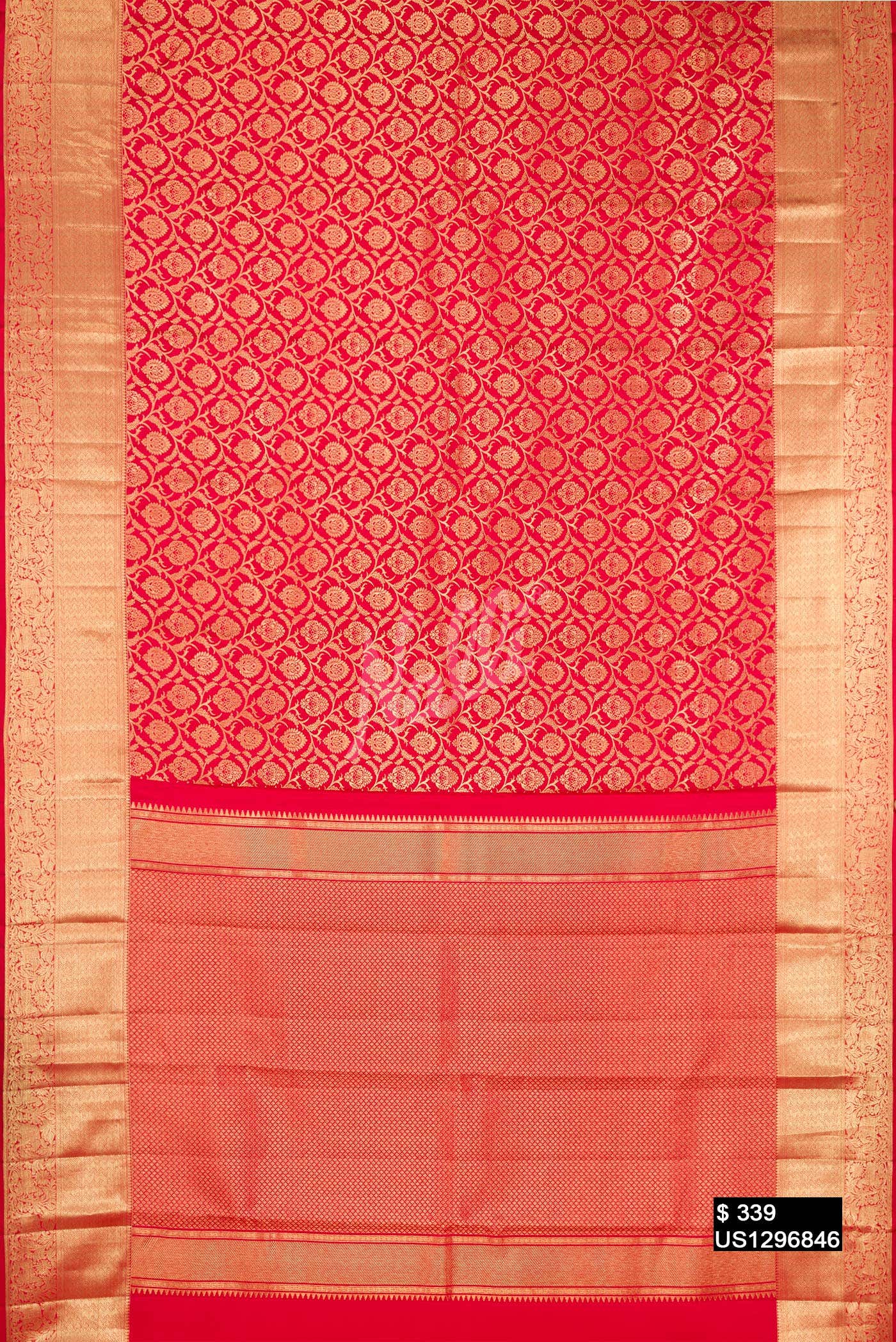 Red Kanchipuram Silk Saree