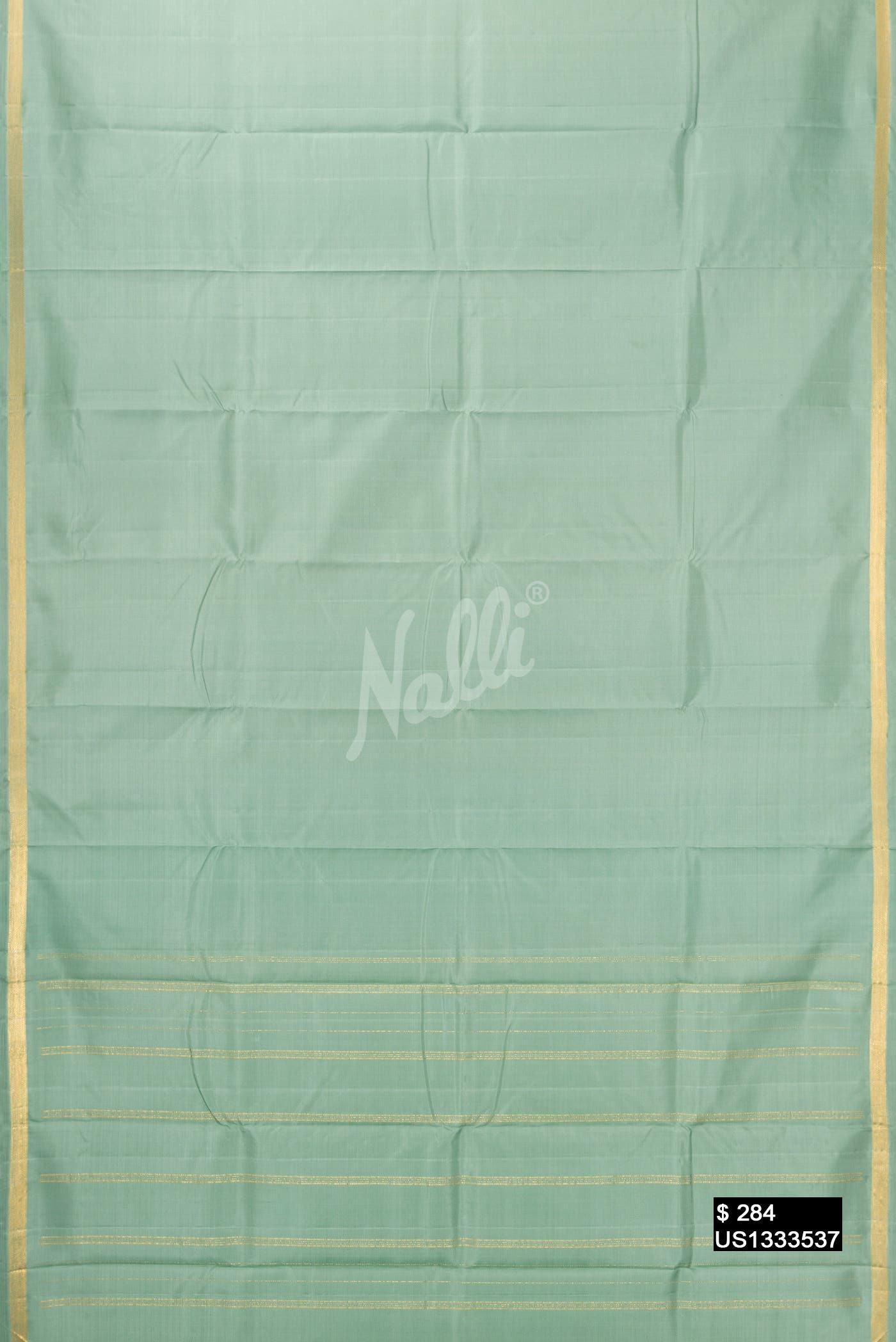 Light Green Kanchipuram Silk Saree