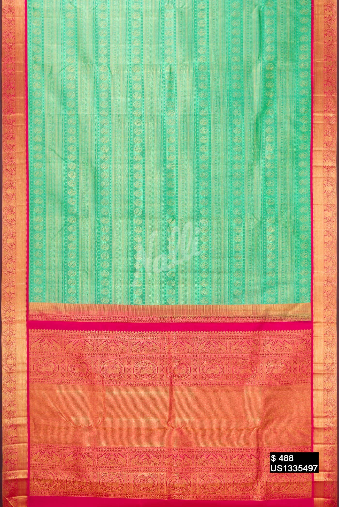 Green Kanchipuram Silk Saree