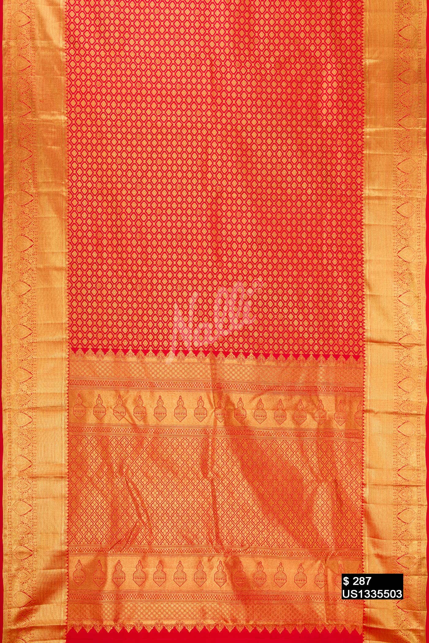 Red Kanchipuram Silk Saree