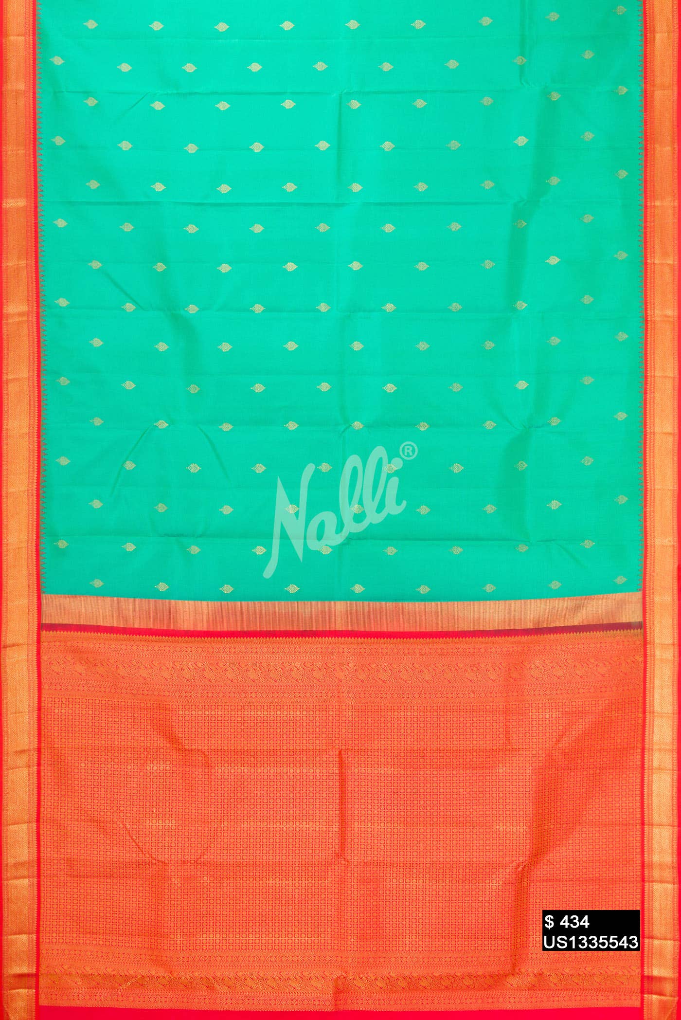 Sandal Kanchipuram Silk Saree