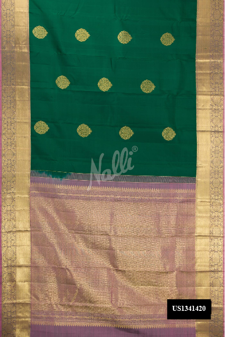 Green Kanchipuram Silk Saree
