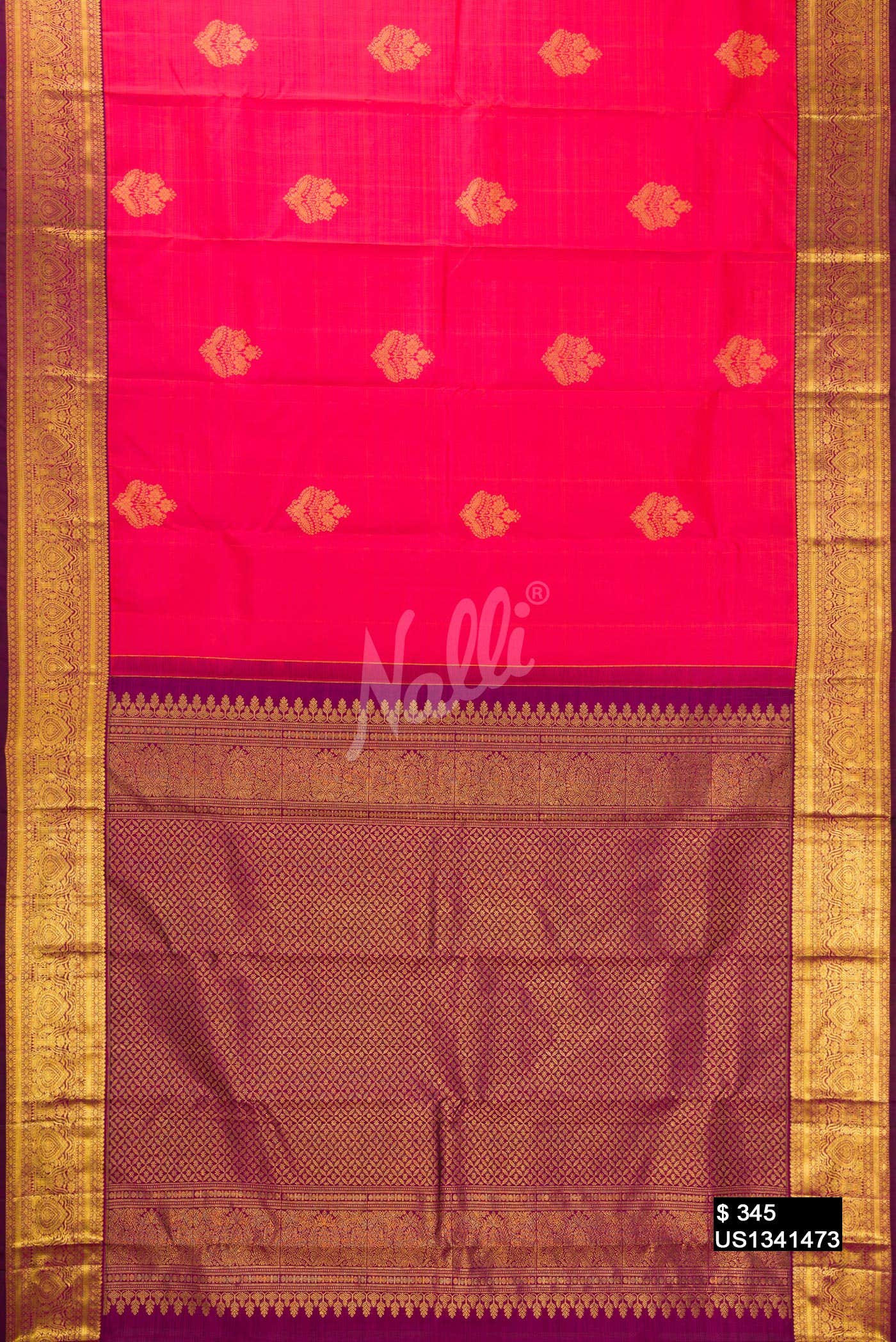 Red Kanchipuram Silk Saree
