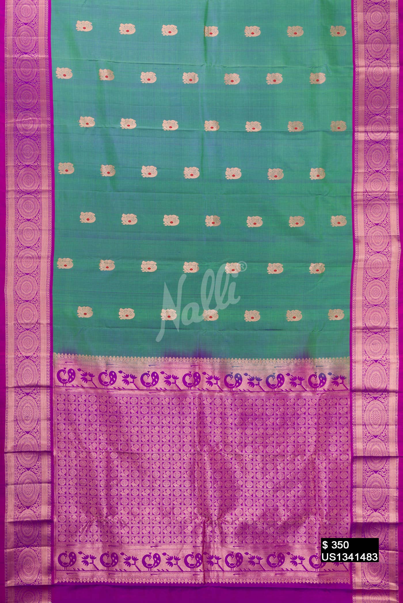 Green Kanchipuram Silk Saree