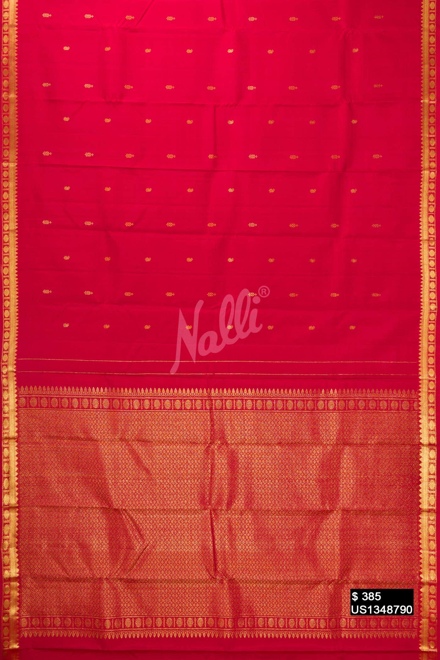 Red Kanchipuram Silk Saree