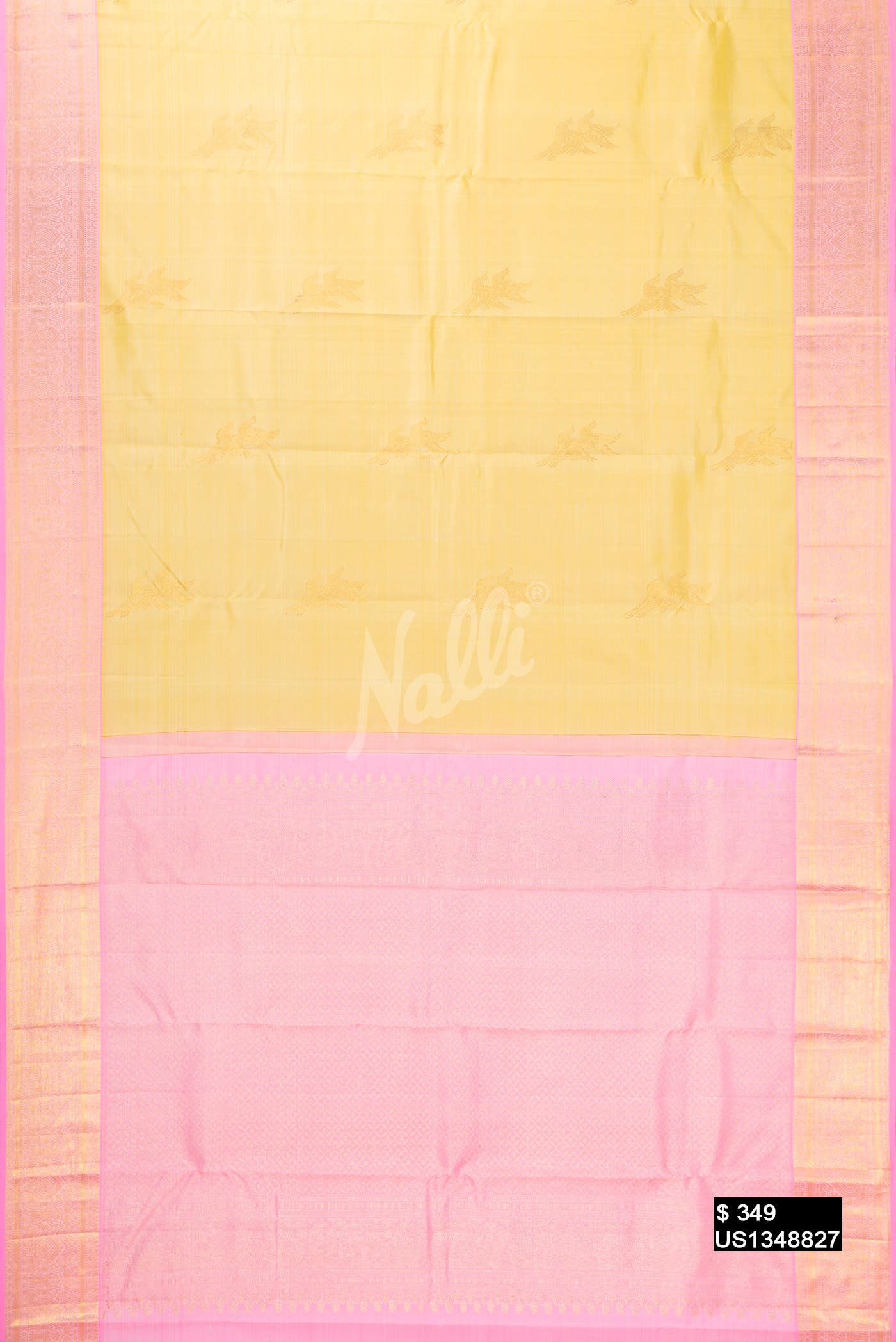 Sandal Kanchipuram Silk Saree