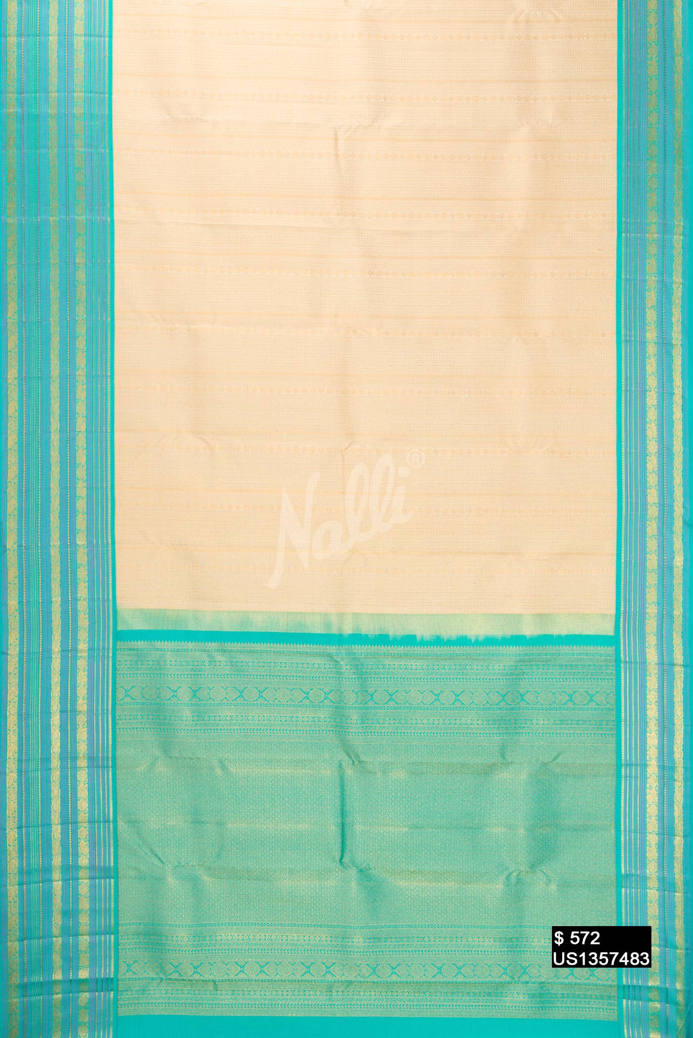 Sandal Kanchipuram Silk Saree