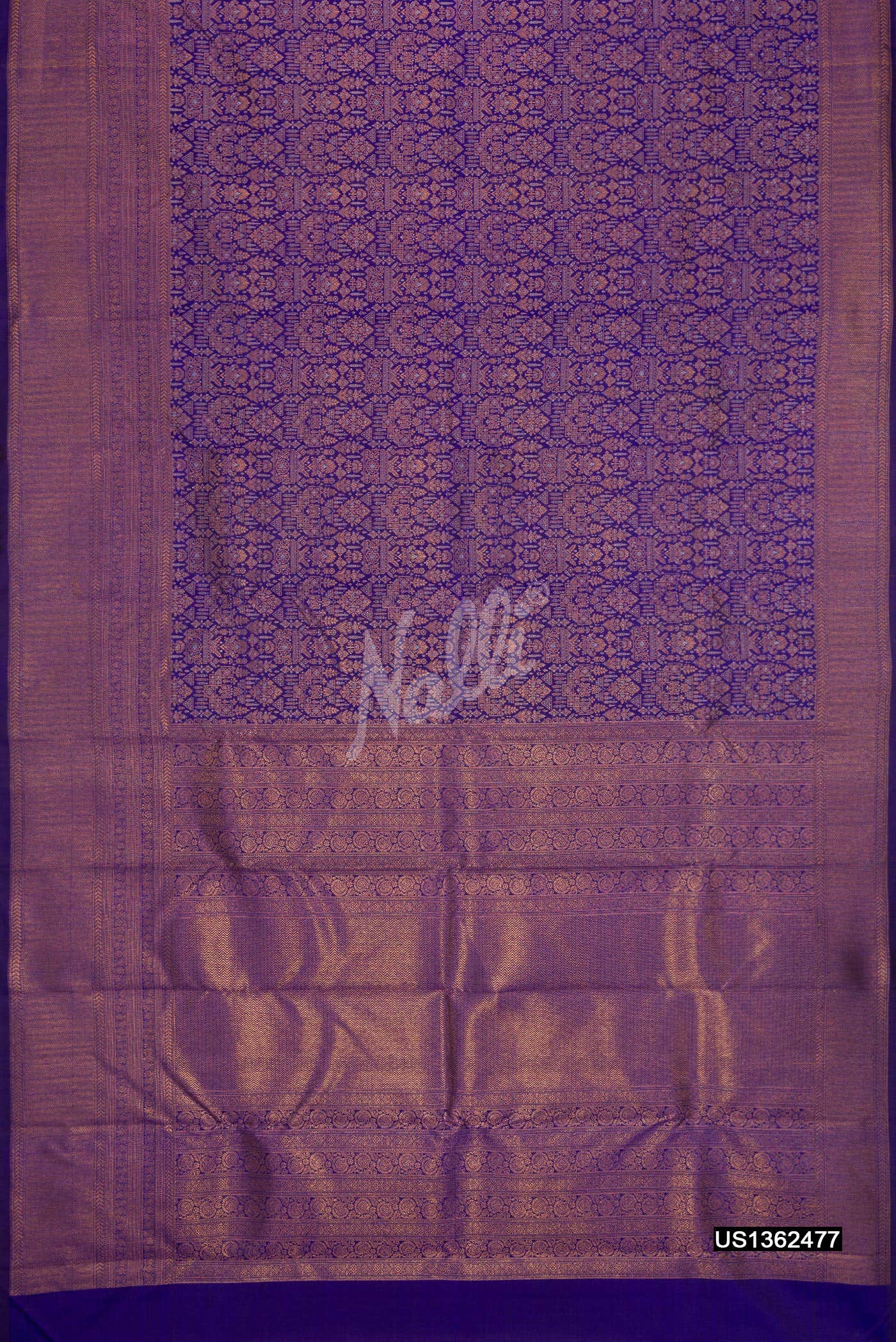 Royal Blue Kanchipuram Silk Saree
