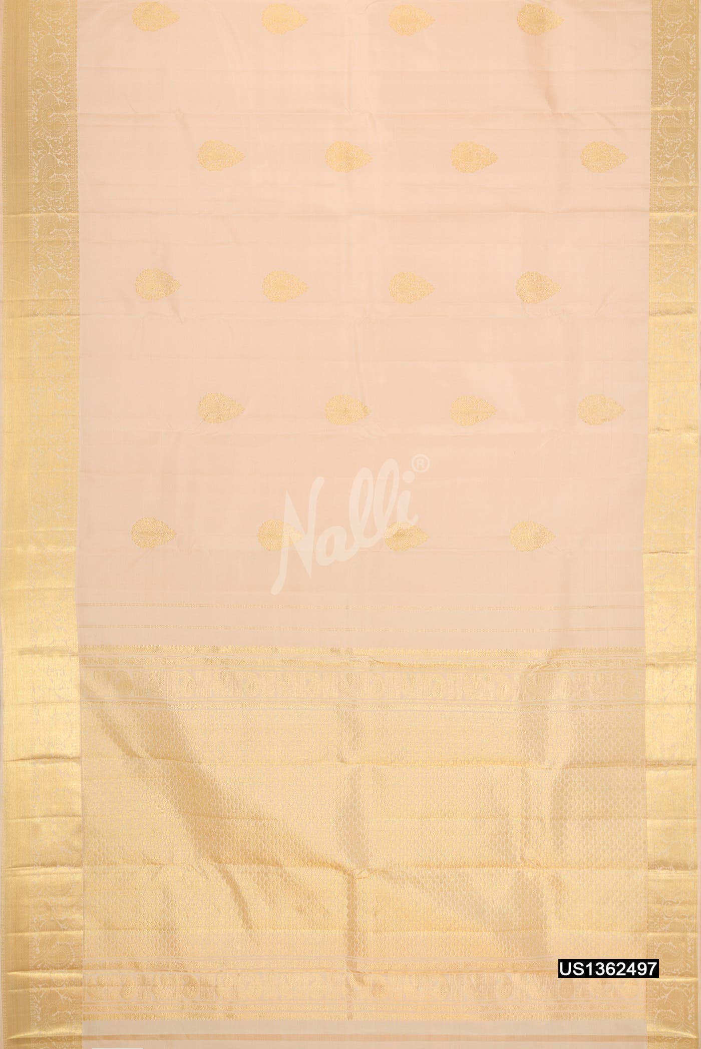 Rose Gold Kanchipuram Silk Saree