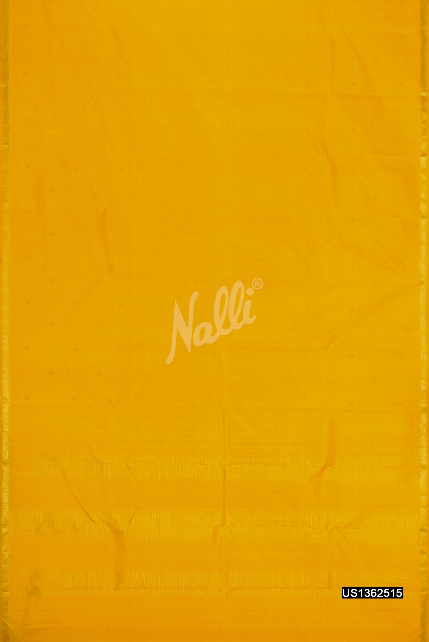 Yellow Kanchipuram Silk Saree