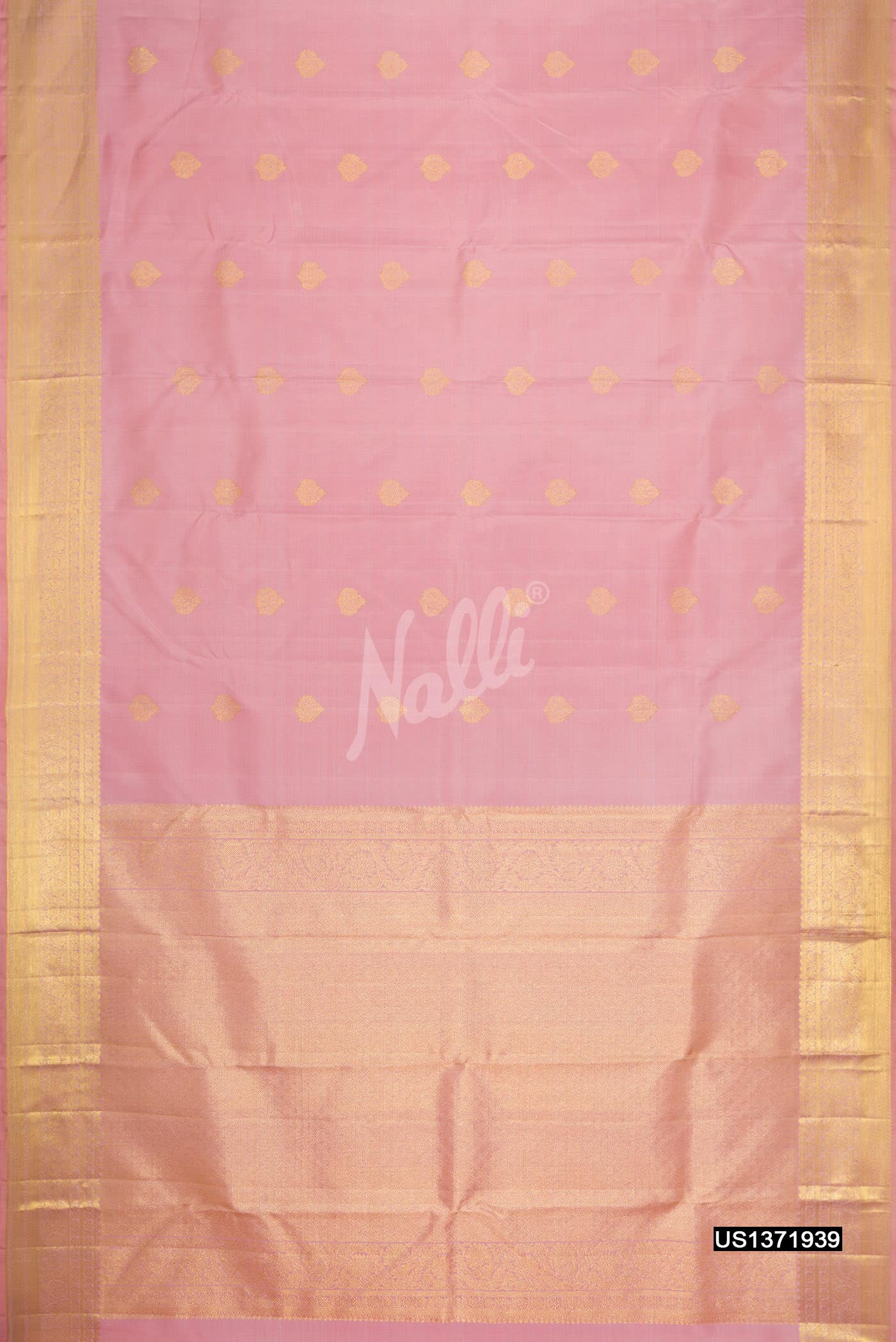 Pink Kanchipuram Silk Saree
