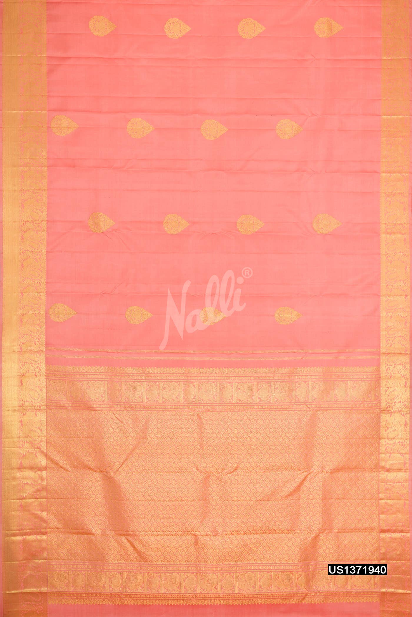 Pink Kanchipuram Silk Saree