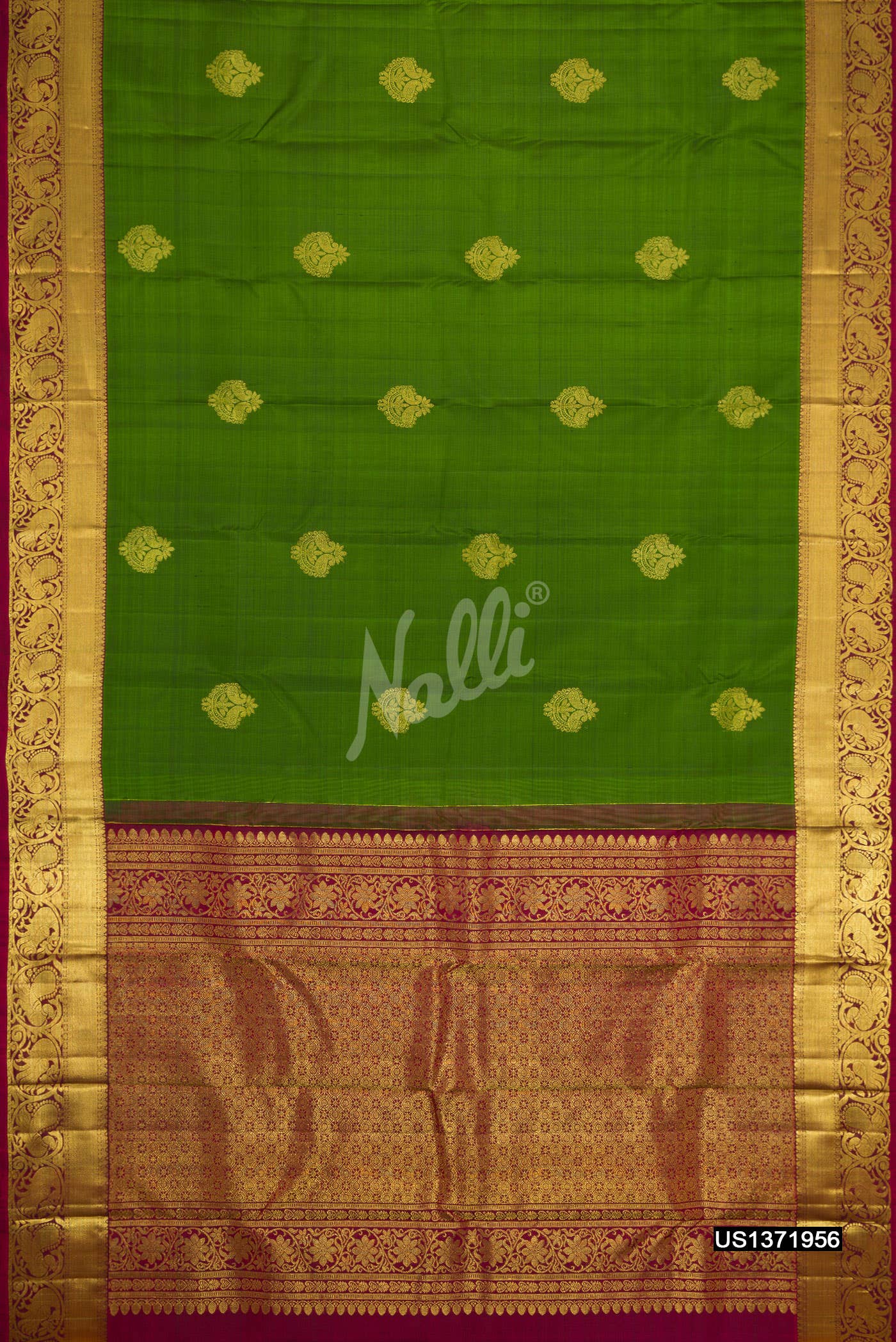 Green Kanchipuram Silk Saree