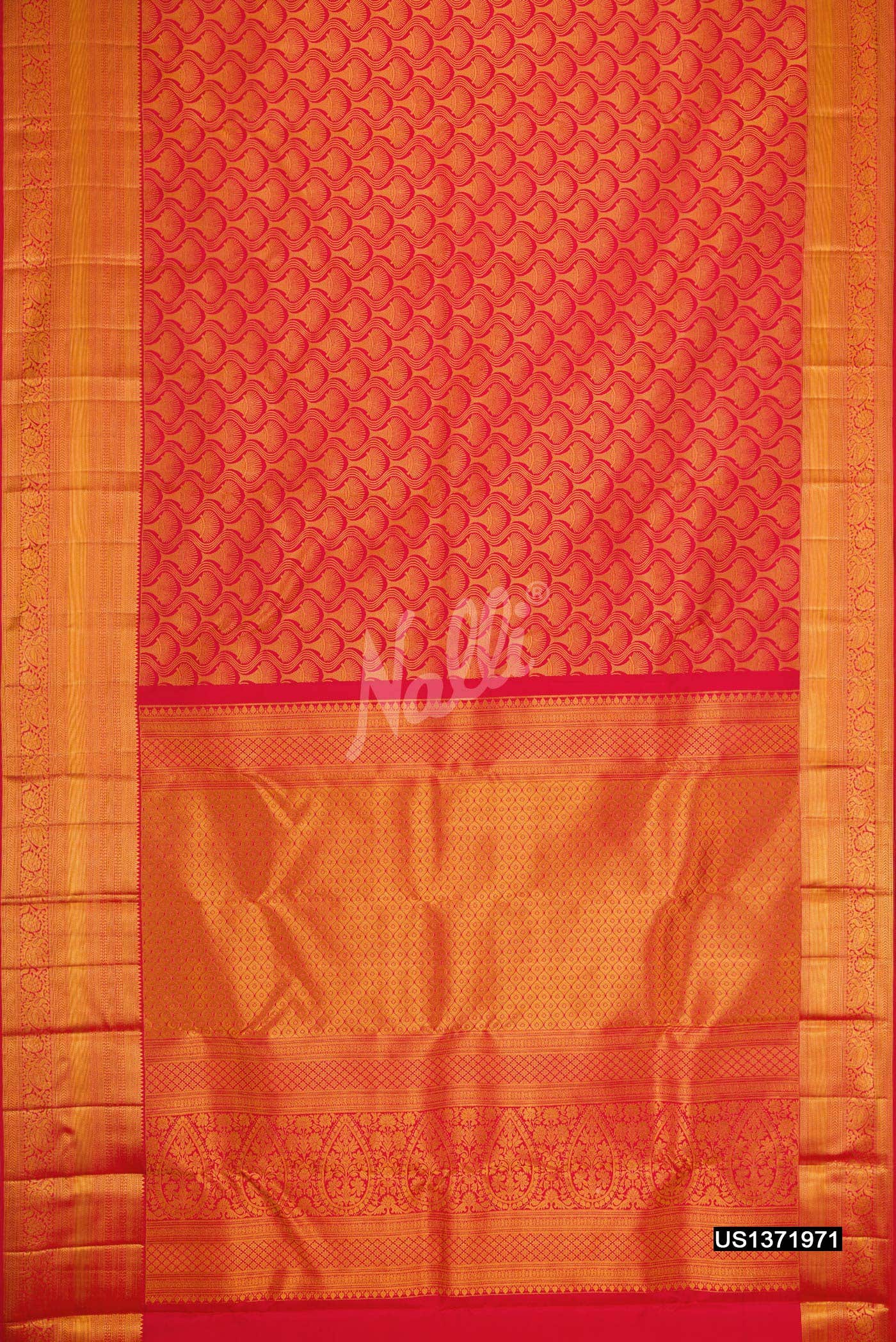 Red Kanchipuram Silk Saree