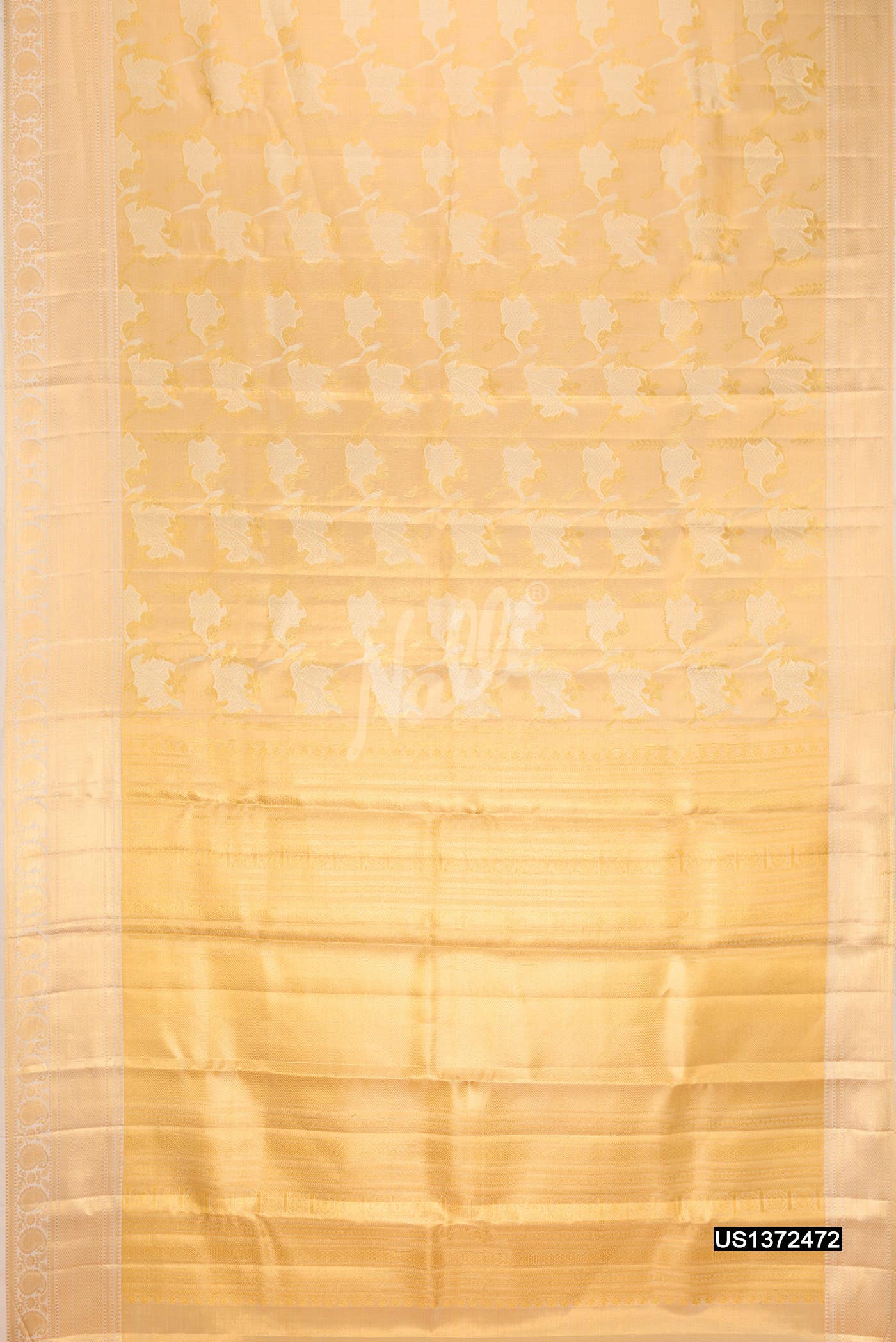Gold Kanchipuram Tissue Silk Saree