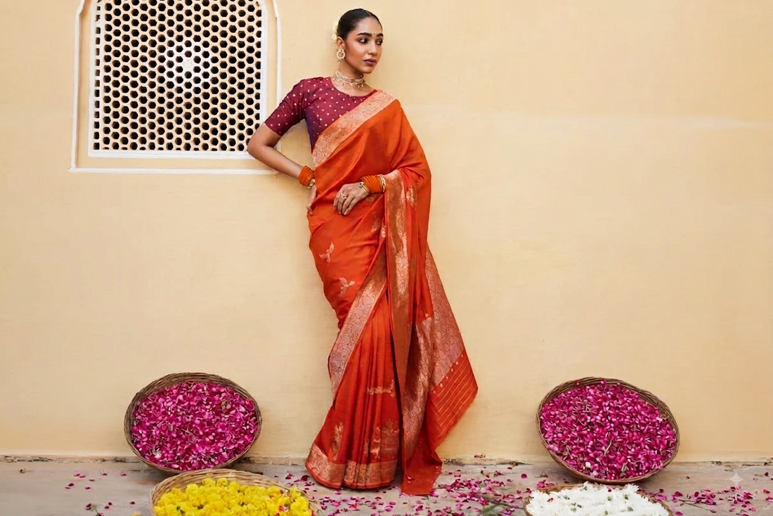 How to Choose the Perfect Banarasi Saree for Your Wedding