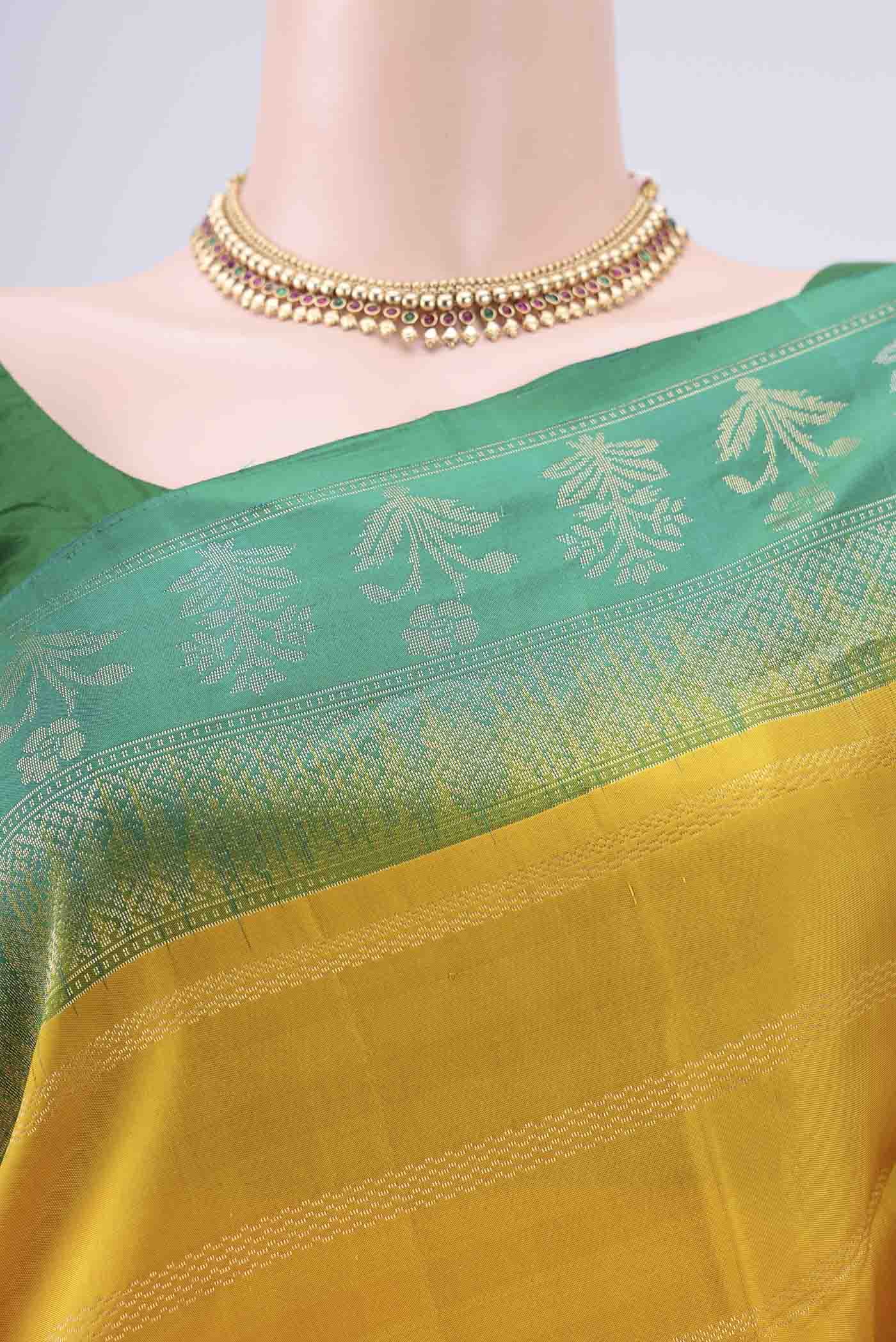 Border image of Orange with Pink Dual Tone Soft Silk Saree with Stripes on the body and Zari Border. 
