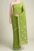 Suchitra-Green Bengal Cotton Saree