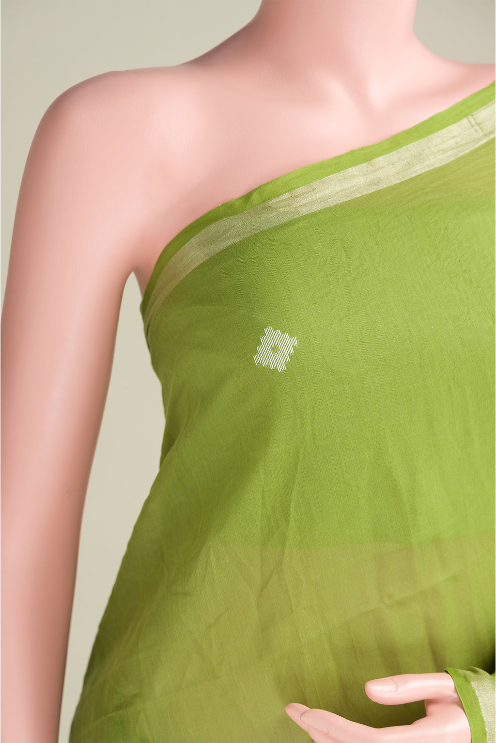 Suchitra-Green Bengal Cotton Saree