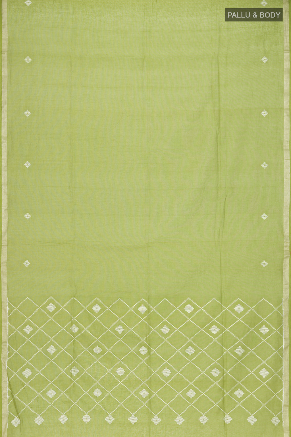 Suchitra-Green Bengal Cotton Saree