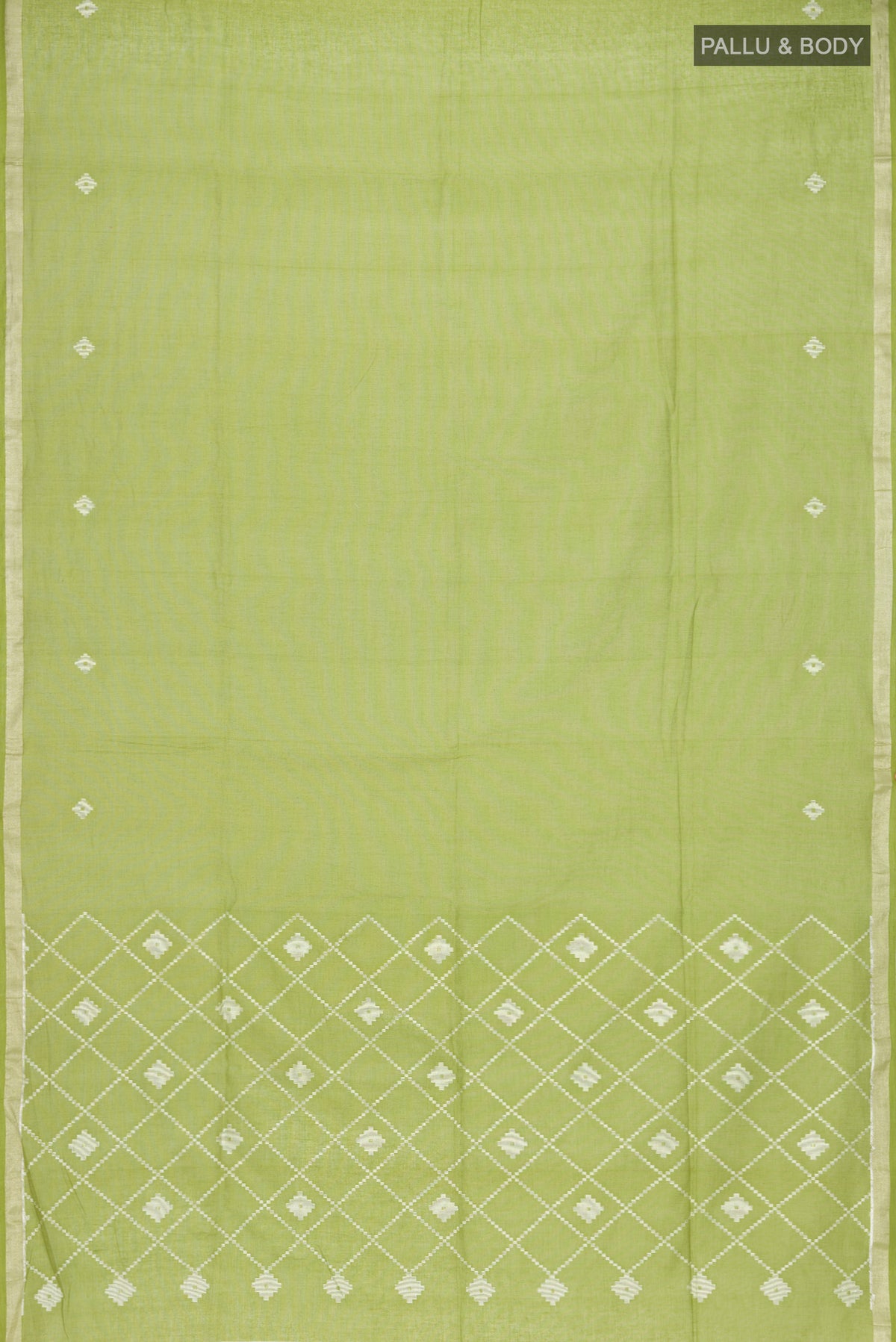 Suchitra-Green Bengal Cotton Saree